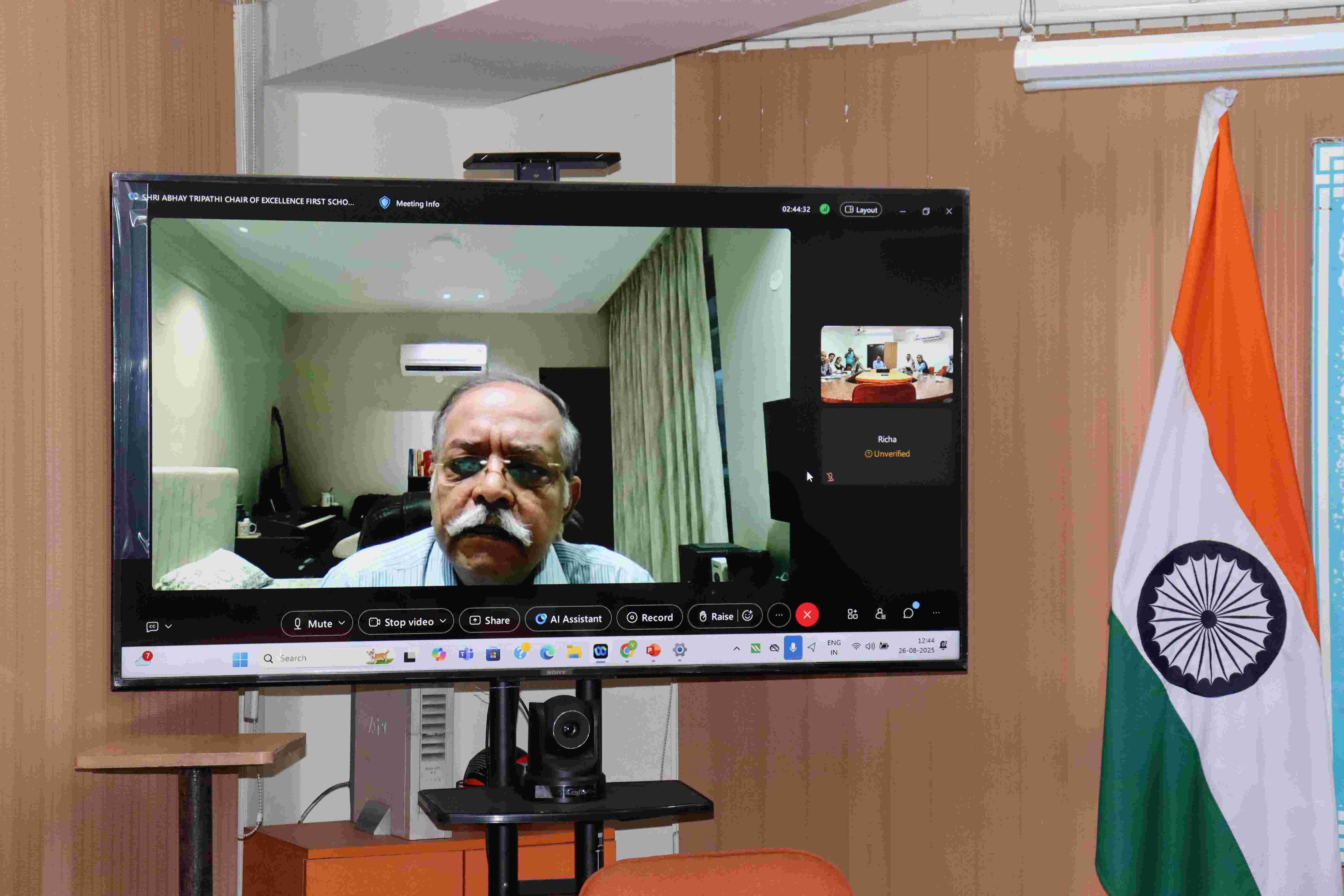 Shri abhay tripathi chair of excellence” first scholar’s presentation